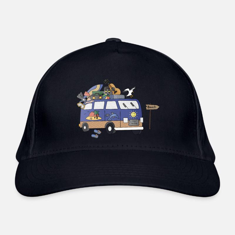 Beach Camper Life Bio-Baseballkappe