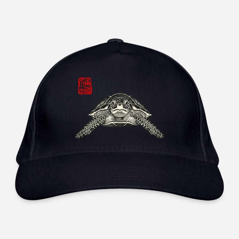 Turtle Asian Organic Baseball Cap
