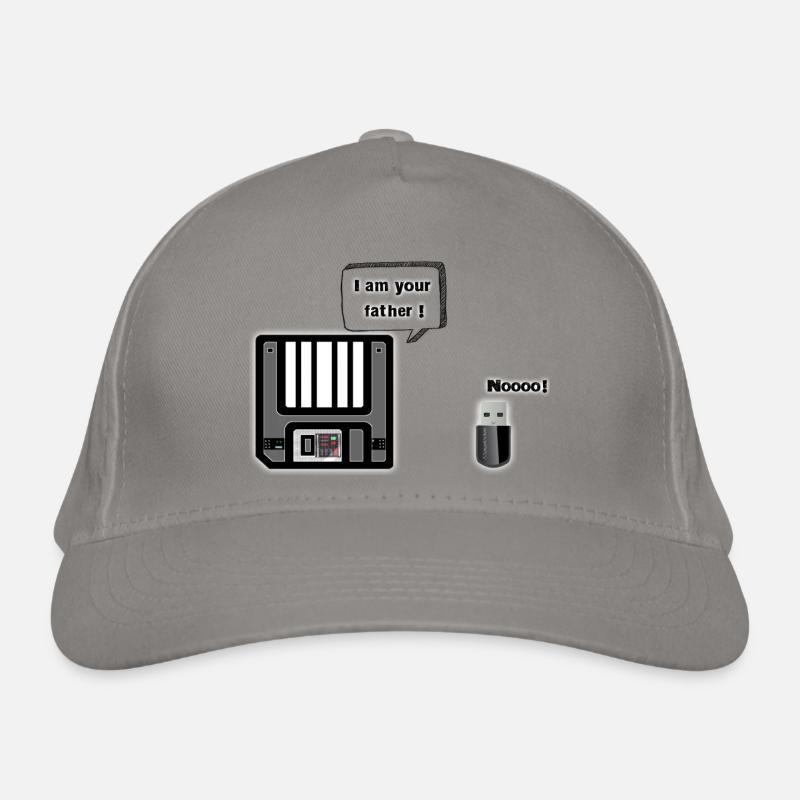Diskette auf USB-Stick Bio-Baseballkappe