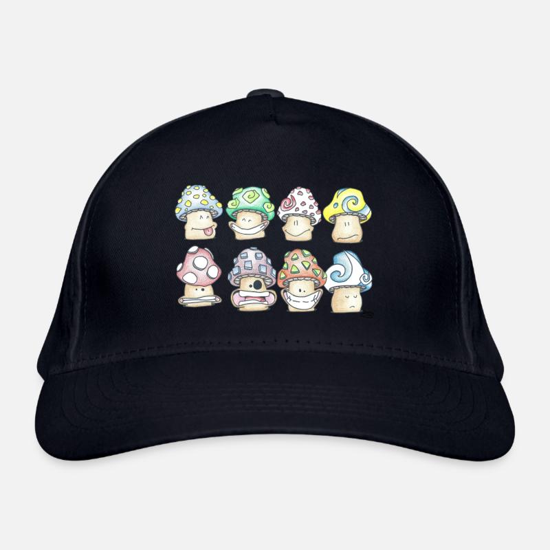 Champignons Pastel Espiègles Casquette classique bio
