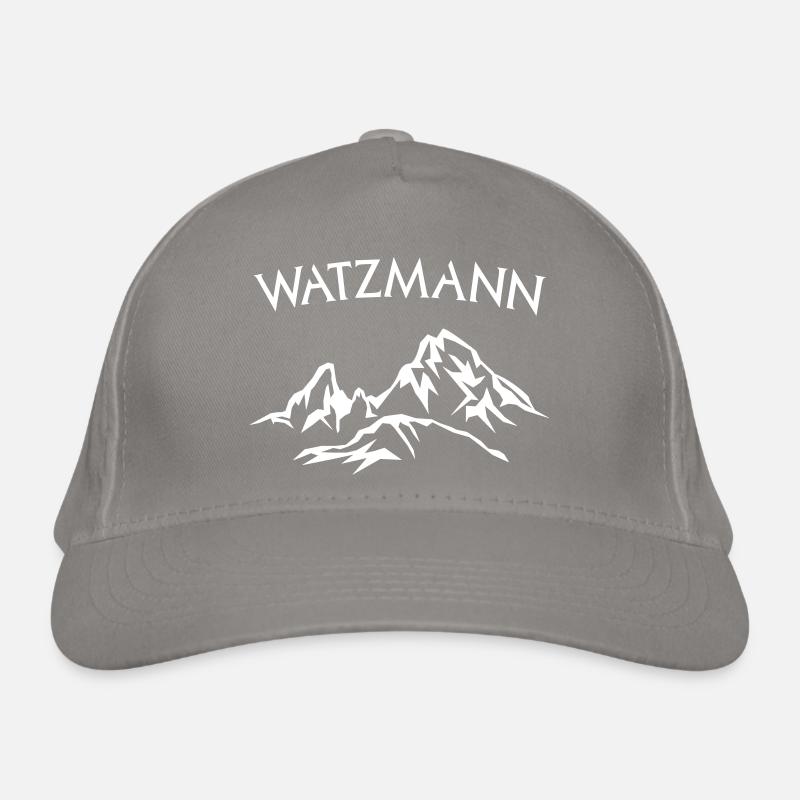 Lettrage Berg Watzmann - couleur sélectionnable Casquette classique bio