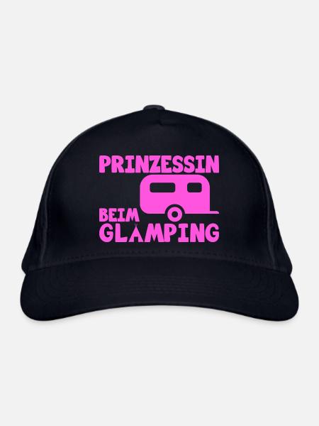 Glamping Prinzessin - Bio-Baseballkappe - Navy