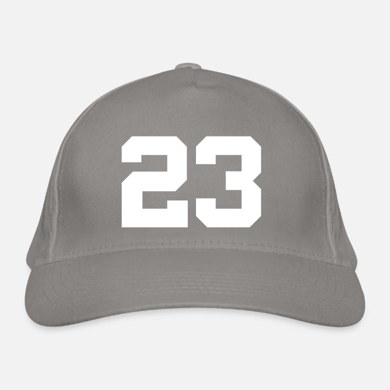 Numéro 23 Casquette classique bio