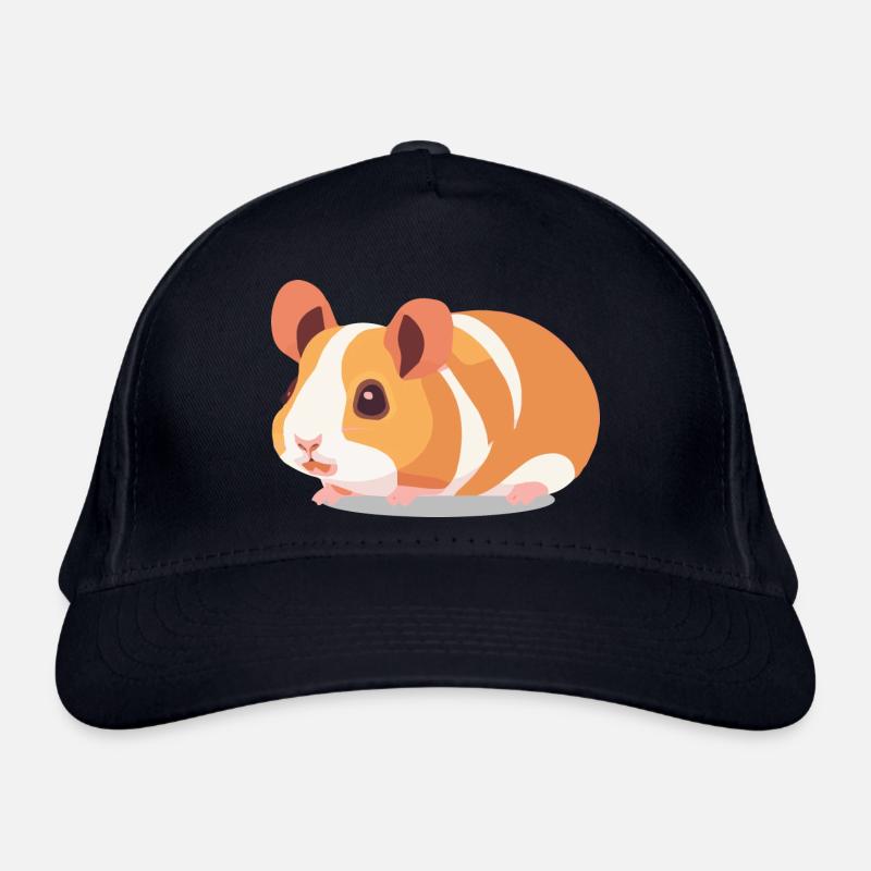 Cochon d’Inde Mignon Marron Blanc Casquette classique bio