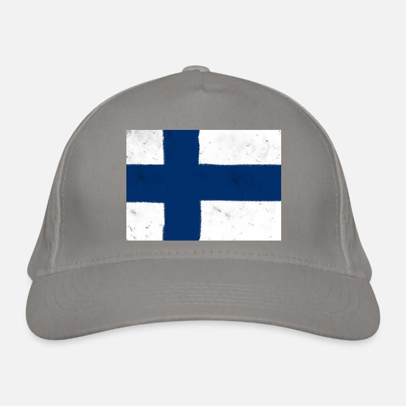 Drapeau de la Finlande – simplicité scandinave Casquette classique bio