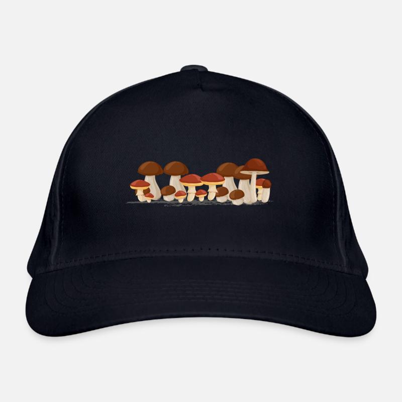 Connaisseur de champignons Saison des champignons Cèpes cueilleurs de champignons Casquette classique bio