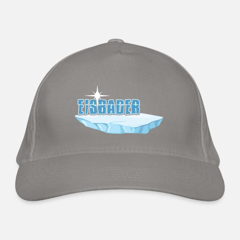 Ice baths, winter bath, hardening, cold therapy, ice bath Organic Baseball Cap
