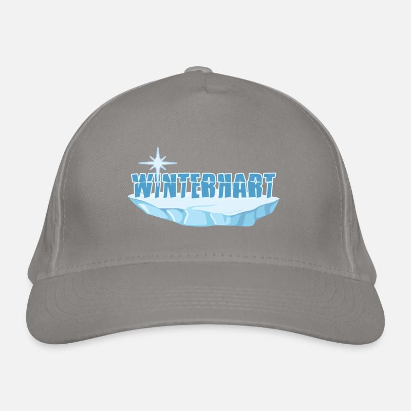 Bain de glace, rustique, bains d’hiver, baignade d’hiver Casquette classique bio