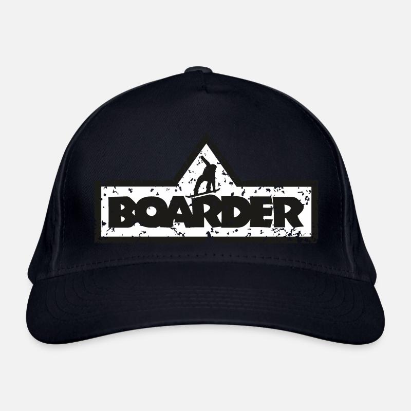 Boarder Cadre Blanc 2C Casquette classique bio