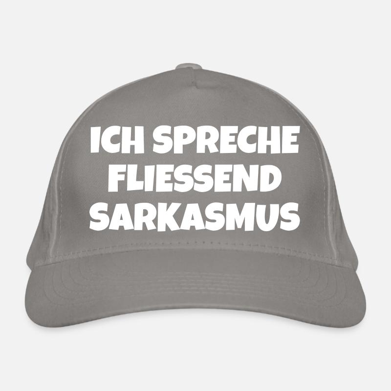 Sarkasmus Spruch Bio-Baseballkappe
