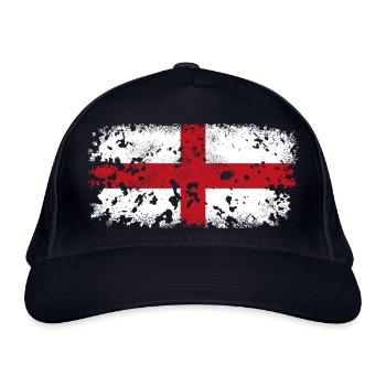 Genoa St. George's Cross - Organic Baseball Cap - navy - Front