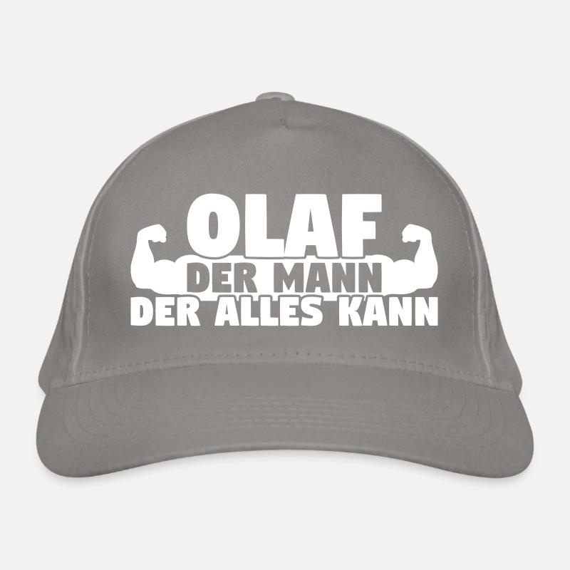 Olaf Der Mann Der Alles kann Bio-Baseballkappe