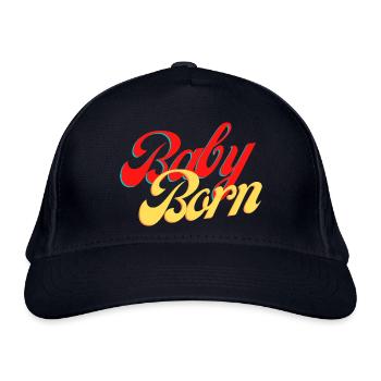 Conception de bébé - Casquette classique bio - marine - Devant