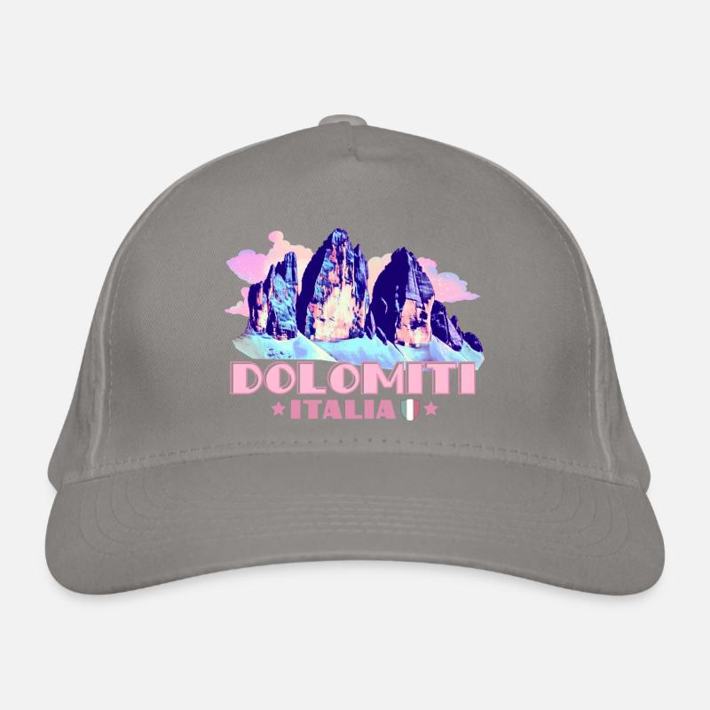 Dolomiti Italia Dolomites Three Peaks souvenir Organic Baseball Cap