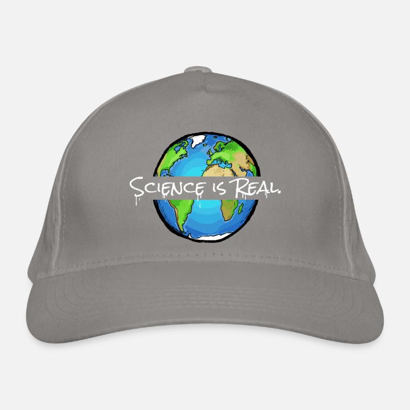 La science est réelle | Globe Casquette classique bio