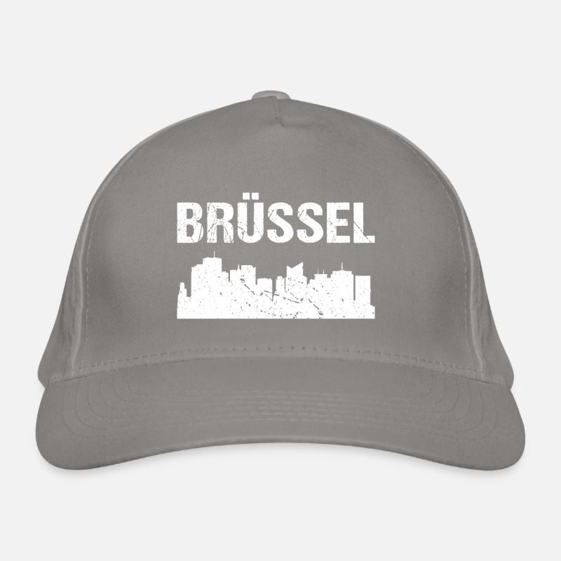 Brussels Skyline Organic Baseball Cap