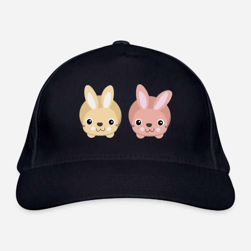 bunnies - Bio-Baseballkappe - Navy