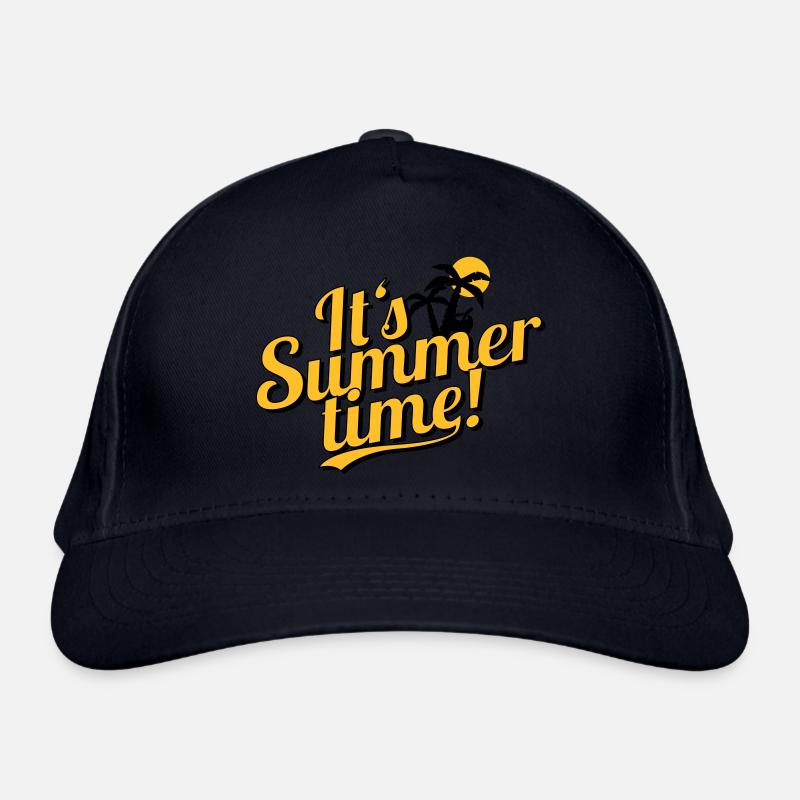 It's Summer Time - beach & holiday Organic Baseball Cap