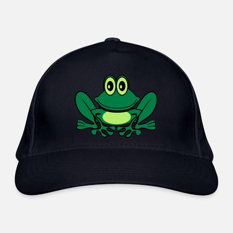 Sweet funny frog Organic Baseball Cap