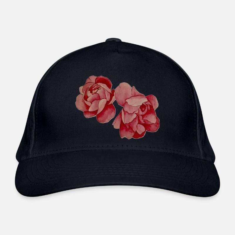 Peonies Organic Baseball Cap