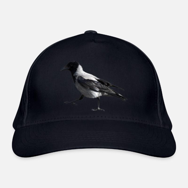 A small step by a crow Organic Baseball Cap