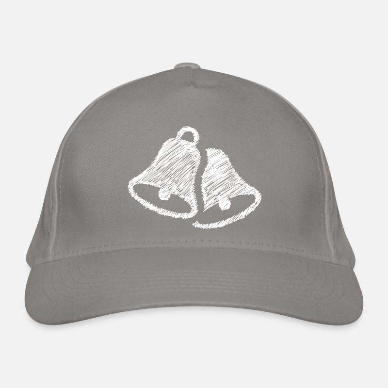 Bells Scribbled Bell Bell Bell Organic Baseball Cap