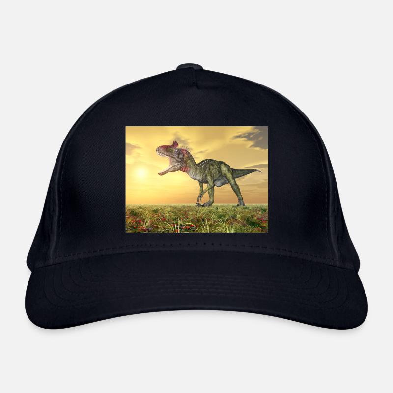 Dinosaur Cryolophosaurus Organic Baseball Cap