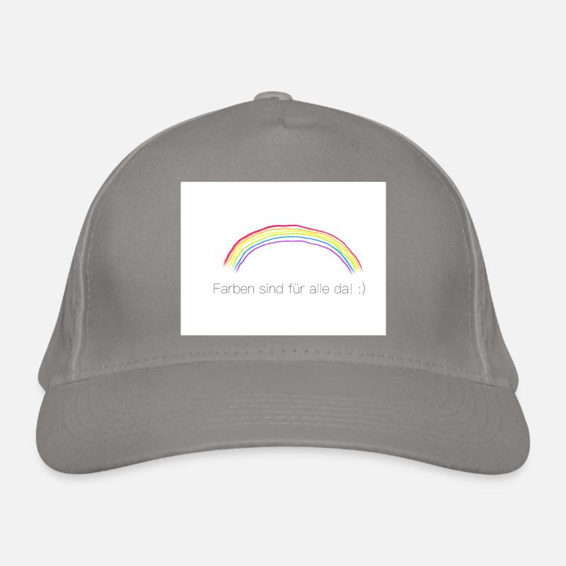 Regenbogen Bio-Baseballkappe