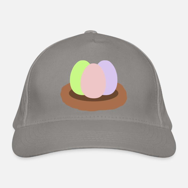 easter eggs Organic Baseball Cap