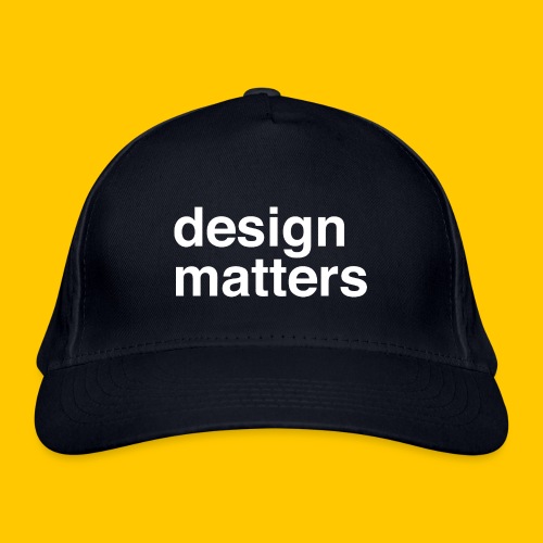 design matters - Bio-Baseballkappe