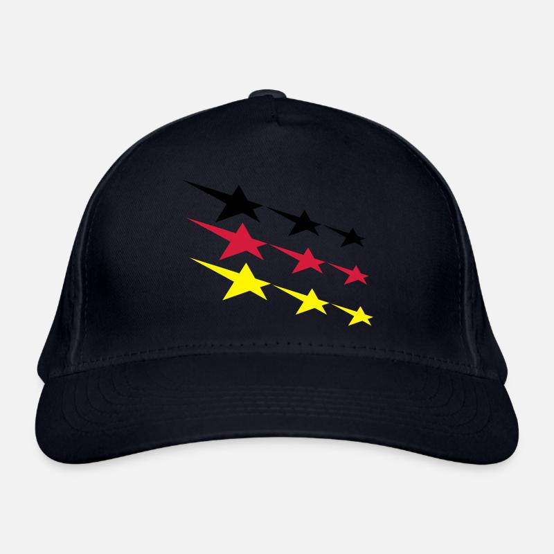 Deutschland Sterne Bio-Baseballkappe