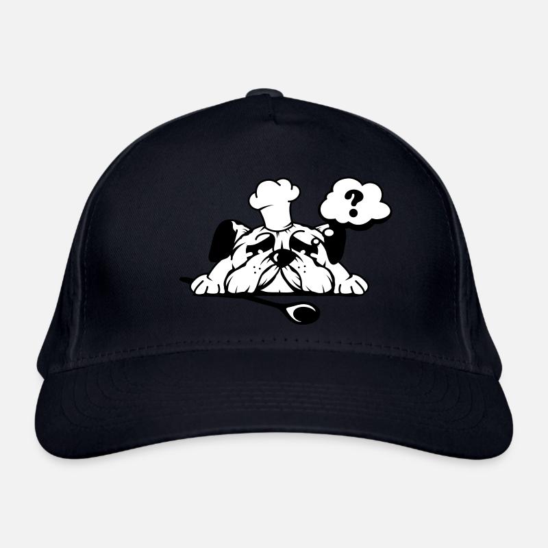 Comic speech bubble question mark Organic Baseball Cap