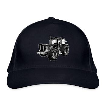 Schlüter Traktor - Bio-Baseballkappe - Navy - Vorne