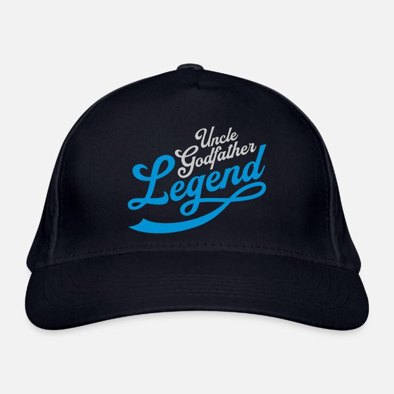Uncle Godfather Legend Quote Organic Baseball Cap