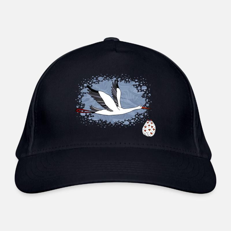 Storchenvogel Bio-Baseballkappe