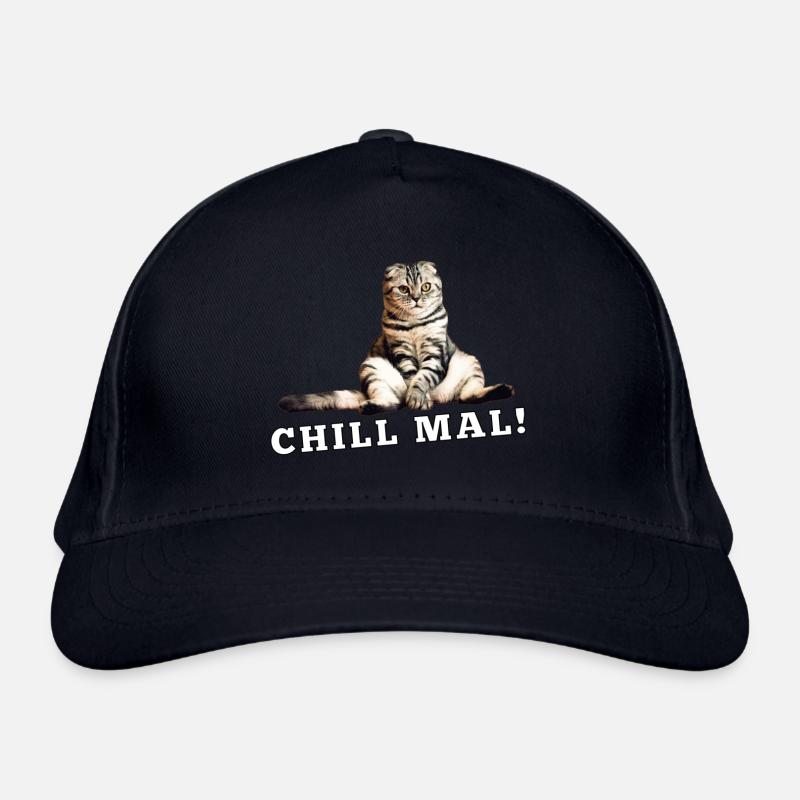 Cat Chill times Organic Baseball Cap