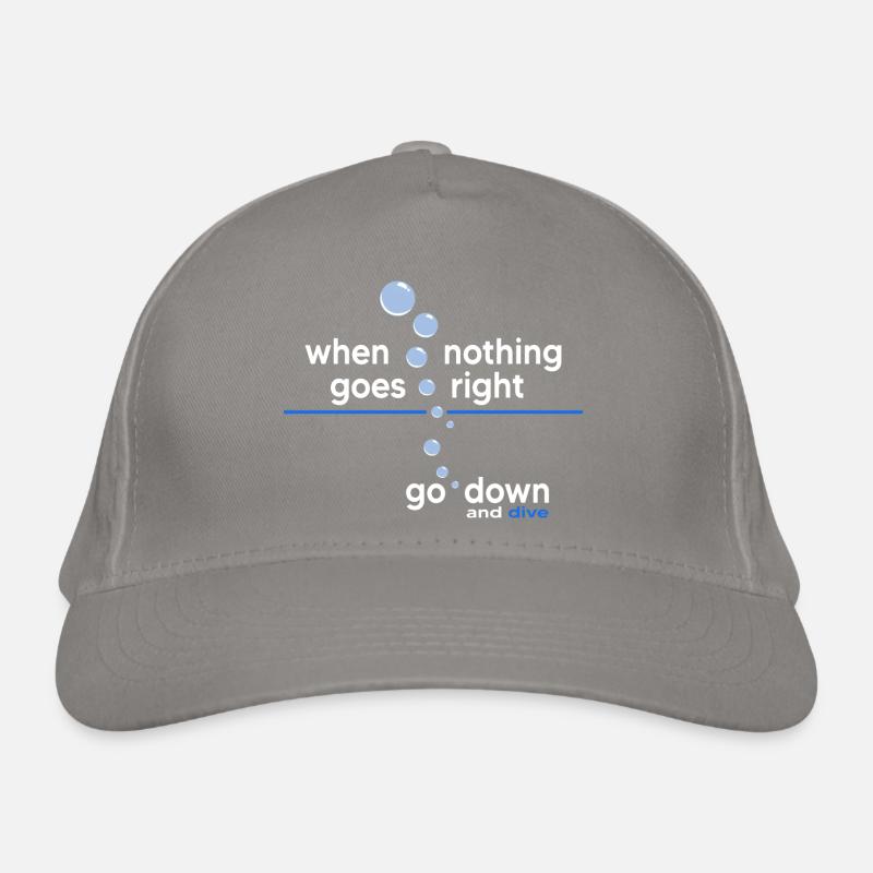 Plongeur Oxygène Apnée Plongée Temps de plongée Casquette classique bio
