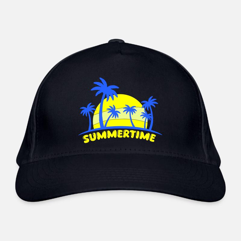 Summertime Organic Baseball Cap