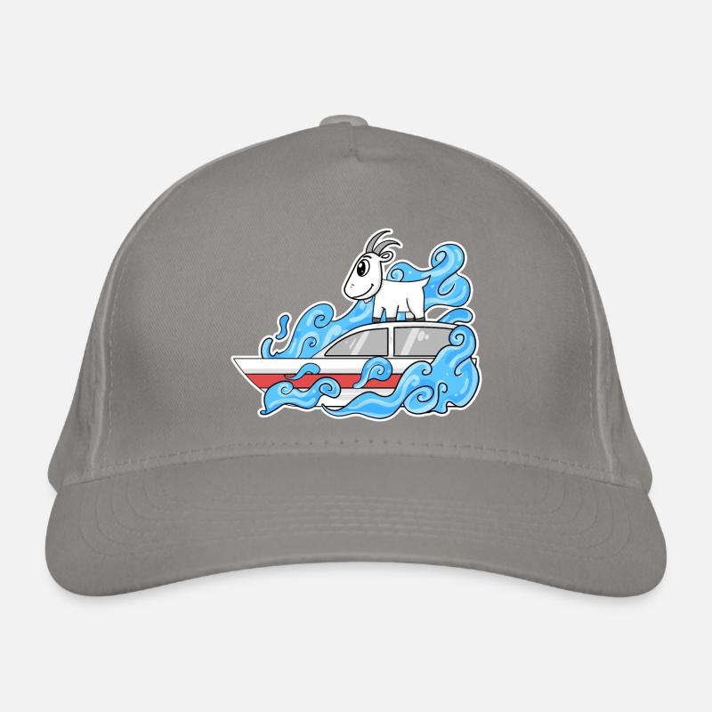 Bateau de chèvre Drôle de vagues Casquette classique bio