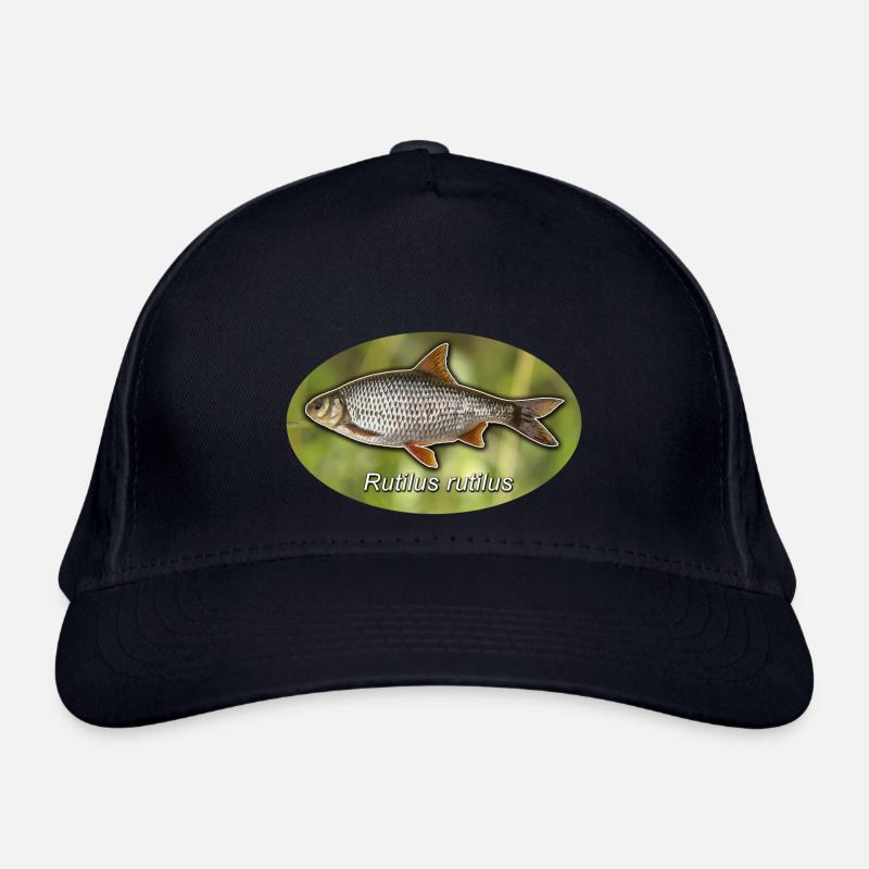 Roach with green background Organic Baseball Cap