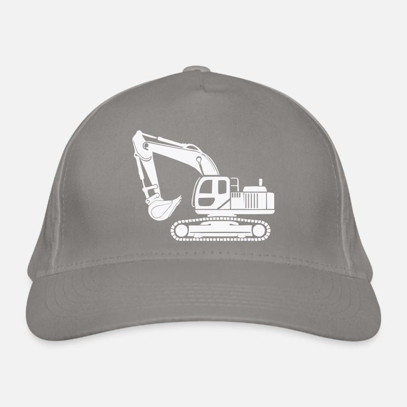 excavator Organic Baseball Cap