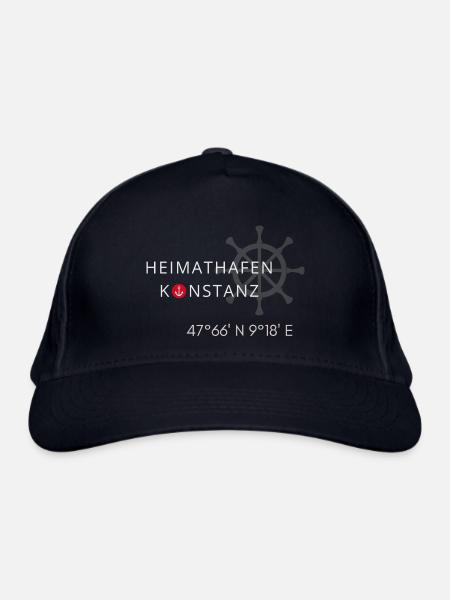 Heimathafen Konstanz - Bio-Baseballkappe - Navy