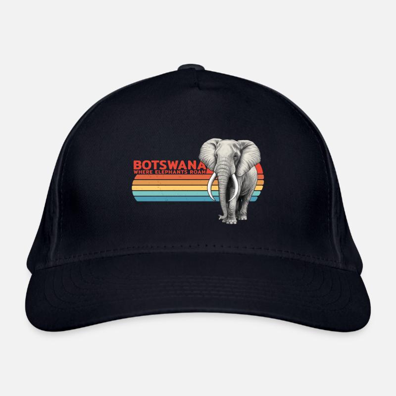 Elephant Botswana Organic Baseball Cap