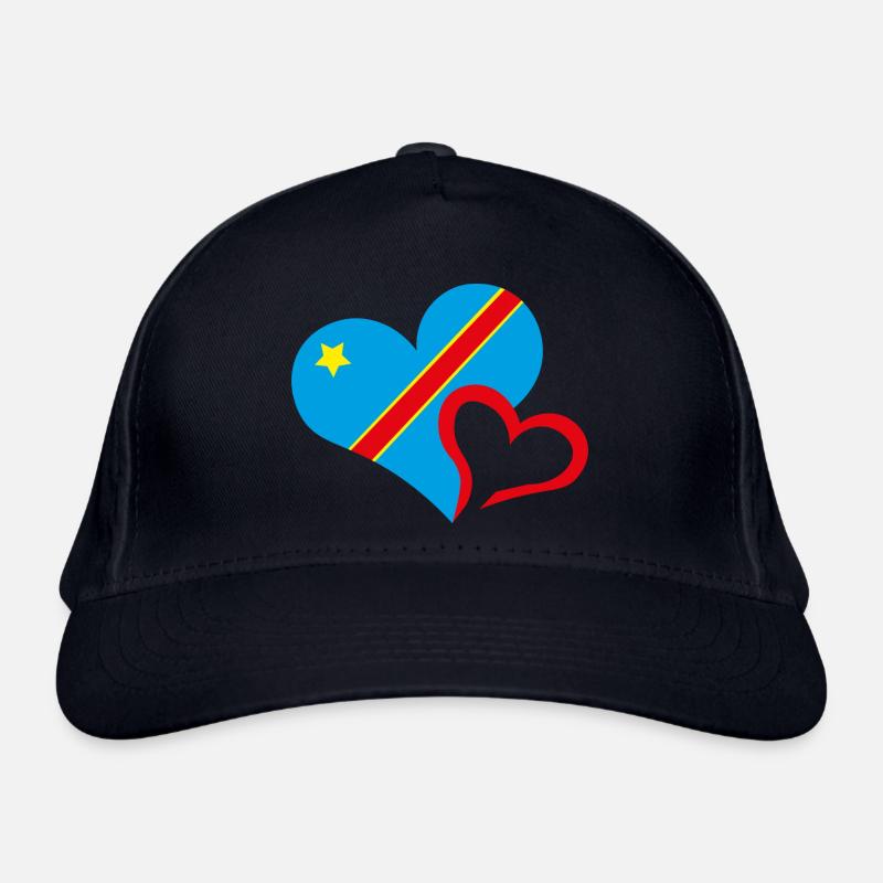 Congo, J'aime le Congo Casquette classique bio