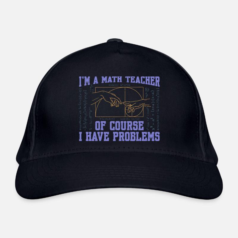 Nombre d’or Fibonacci Math Art Spirale Casquette classique bio