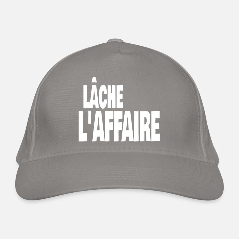 lâche l'affaire Casquette classique bio