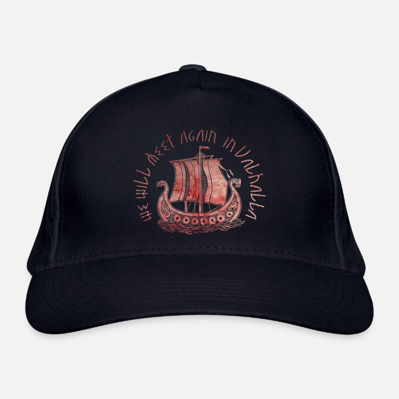 Viking Boat Rendez-vous au Valhalla 2 Casquette classique bio