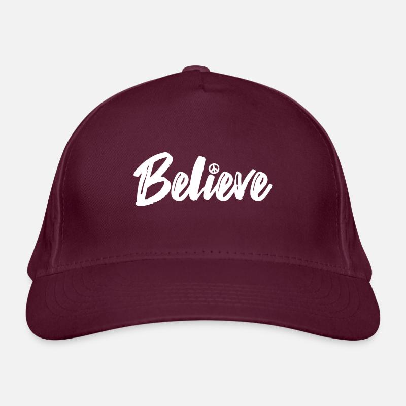 Believe Peace Bio-Baseballkappe