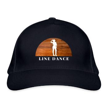 Line Dance - Organic Baseball Cap - navy - Front