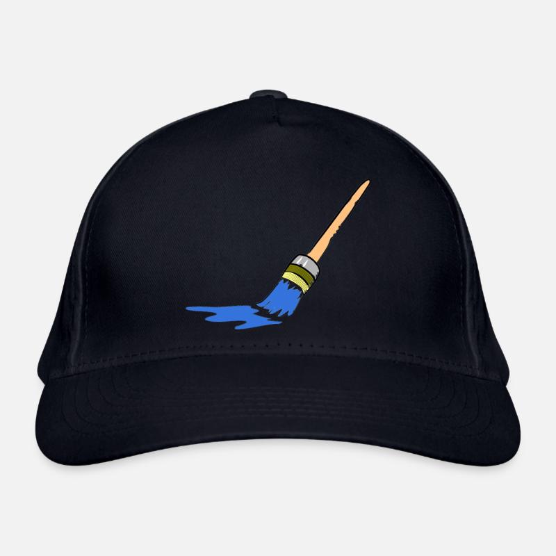 Abstract brush art for creative minds Organic Baseball Cap